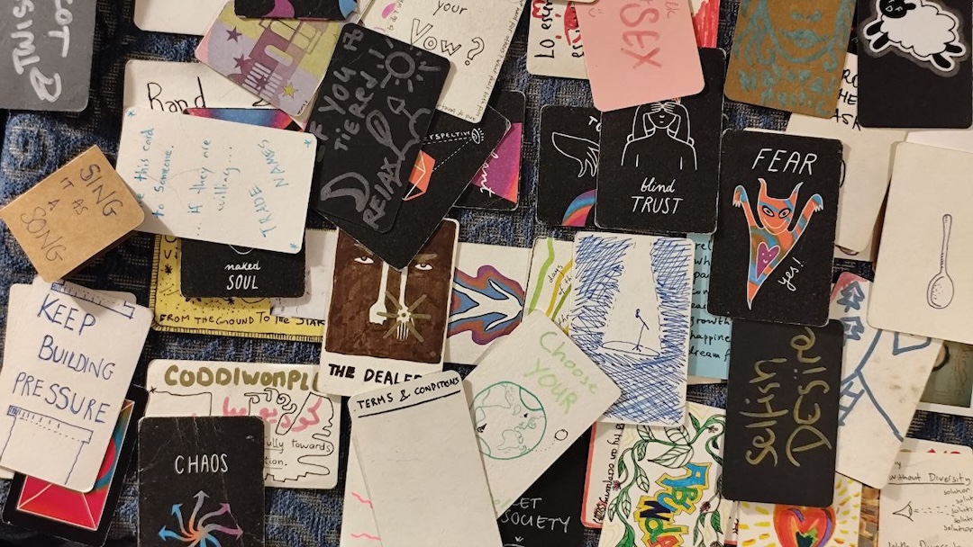 collection of cards