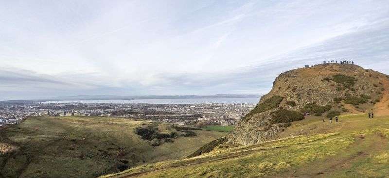 View from a magical place in Edinburgh